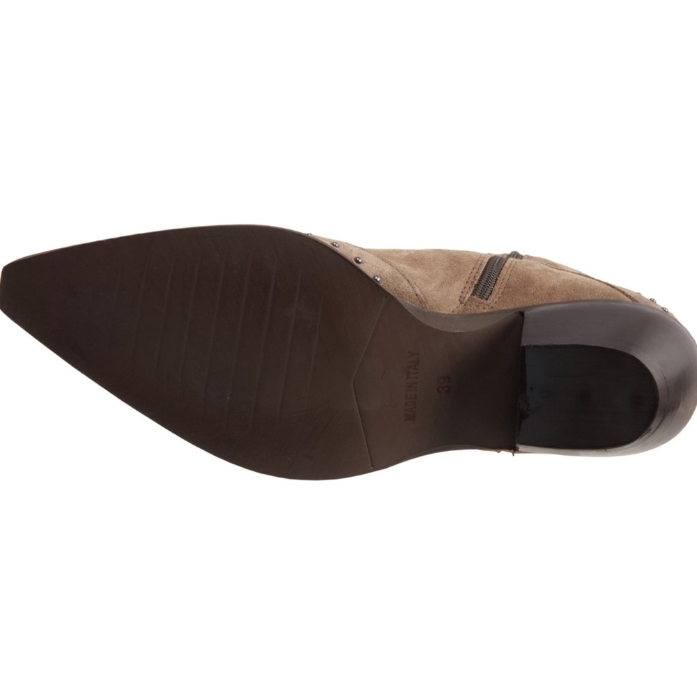 New! EMANUELE CRASTO Suede Western Italian Leather Boots Sz 8 - Picture 6 of 6